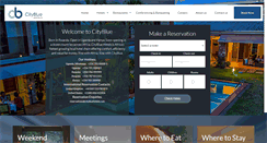 Desktop Screenshot of citybluehotels.com